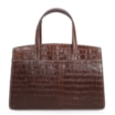Bolsa Tote Scarlet Croco Marrom Escuro - imagem 3