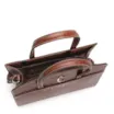 Bolsa Tote Scarlet Croco Marrom Escuro - imagem 4