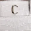 Bolsa Tote Scarlet Croco Off White - imagem 5