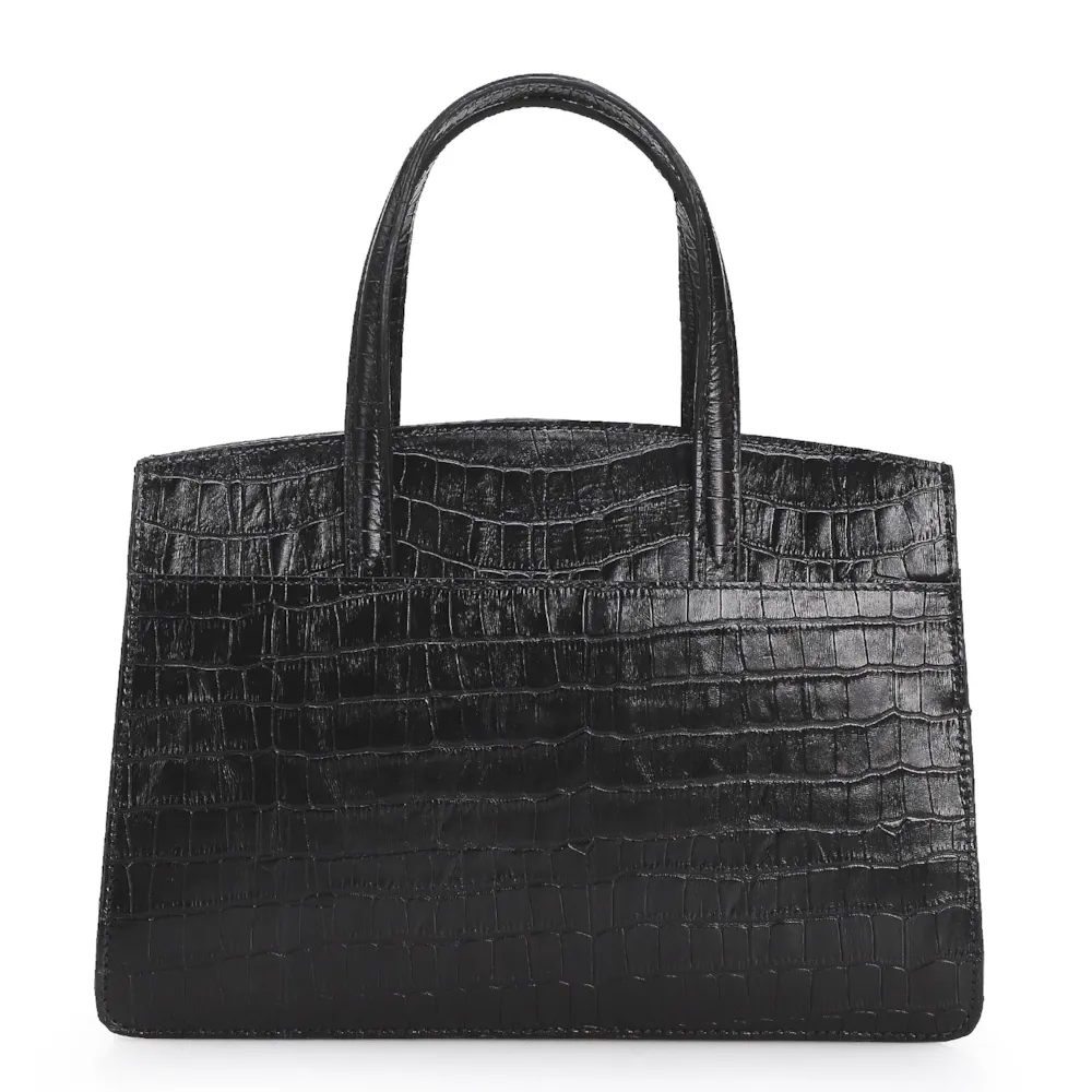 Bolsa Tote Scarlet Croco Preto - imagem 3