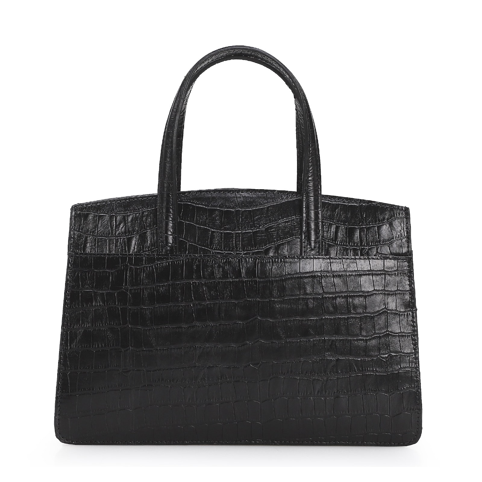 Bolsa Tote Scarlet Croco Preto