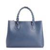 Bolsa Tote Trançada Couro Azul - imagem 3