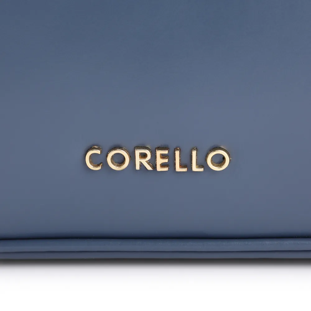 Bolsa Tote Trançada Couro Azul - imagem 6