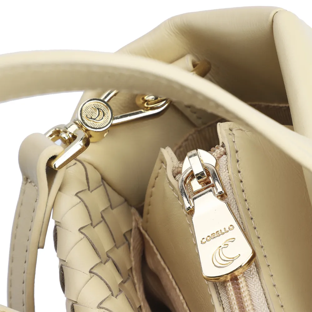 Bolsa Tote Tressê Couro Amarelo - imagem 7