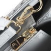 Bolsa Tote Tressê Couro Azul - imagem 5