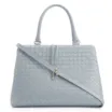 Bolsa Tote Tressê Couro Azul - imagem 1