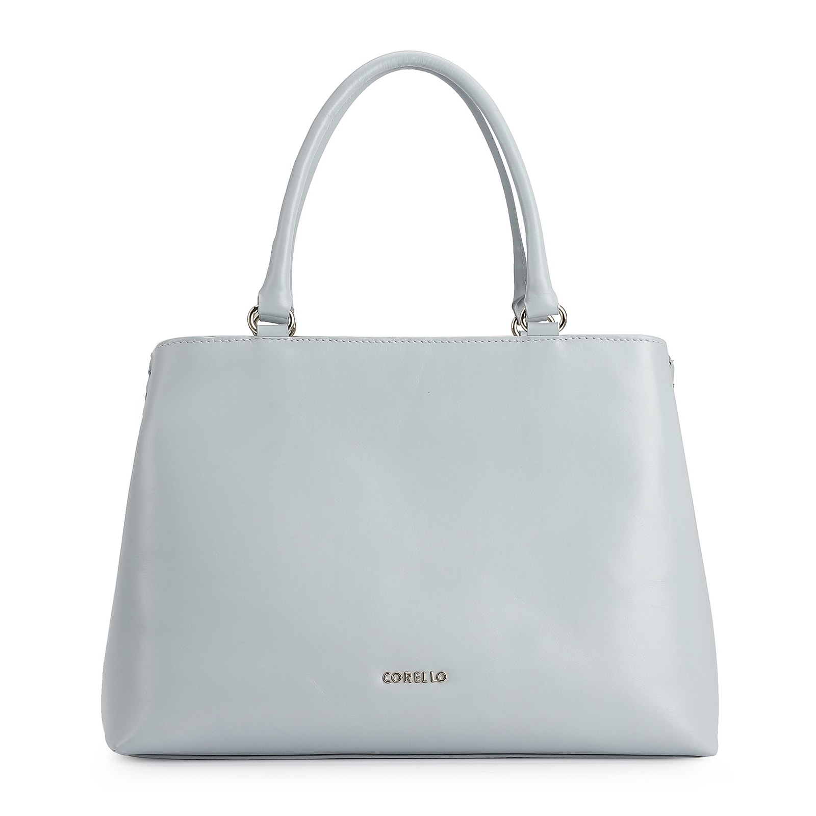 Bolsa Tote Tressê Couro Azul