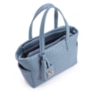 Bolsa Tote Tressê Couro Azul - imagem 4