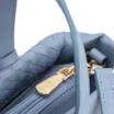 Bolsa Tote Tressê Couro Azul - imagem 5