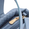 Bolsa Tote Tressê Couro Azul - imagem 5