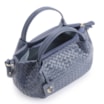 Bolsa Tote Tressê Couro Azul - imagem 4