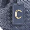Bolsa Tote Tressê Couro Azul - imagem 5