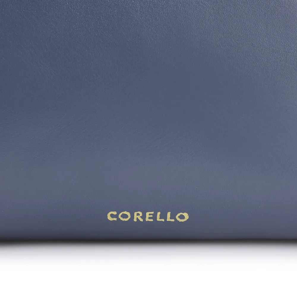 Bolsa Tote Tressê Couro Azul - imagem 6