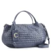 Bolsa Tote Tressê Couro Azul - imagem 2