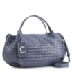 Bolsa Tote Tressê Couro Azul - imagem 2