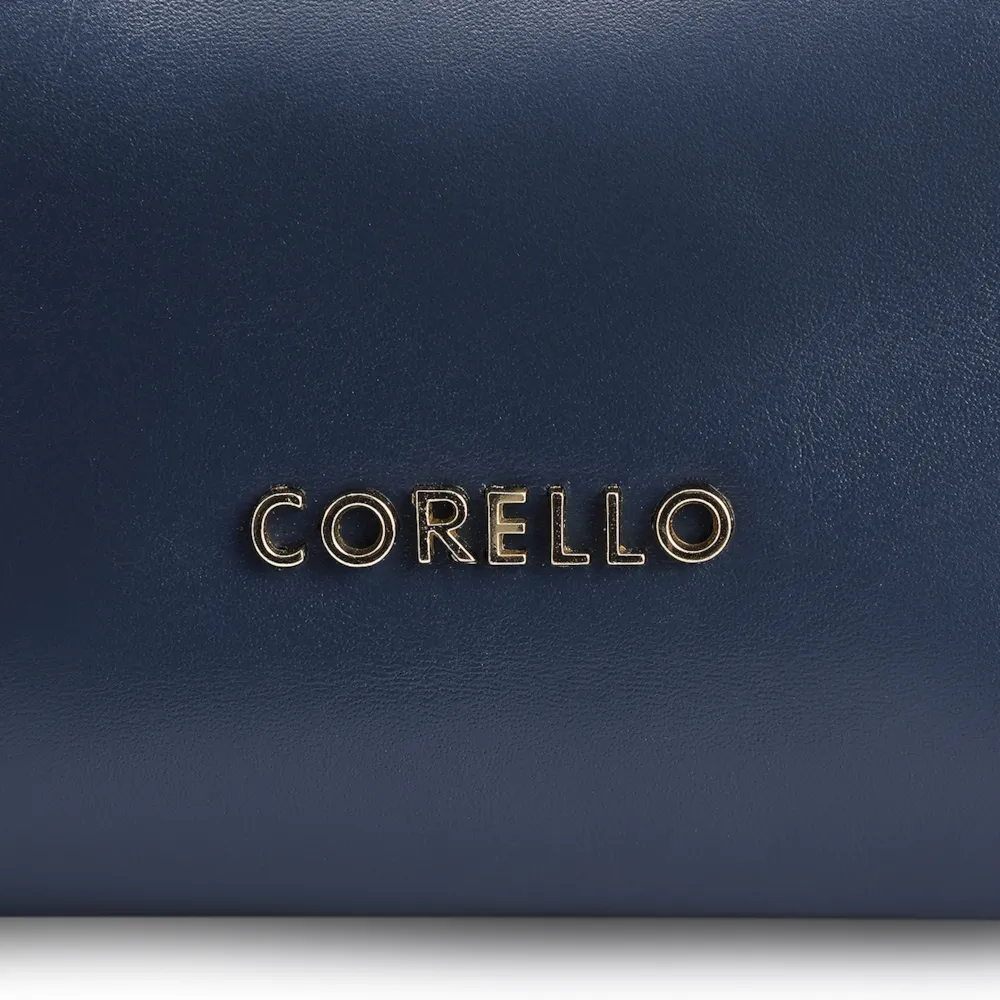Bolsa Tote Tressê Couro Azul - imagem 6