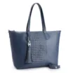 Bolsa Tote Tressê Couro Azul - imagem 2