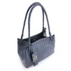 Bolsa Tote Tressê Couro Azul - imagem 4