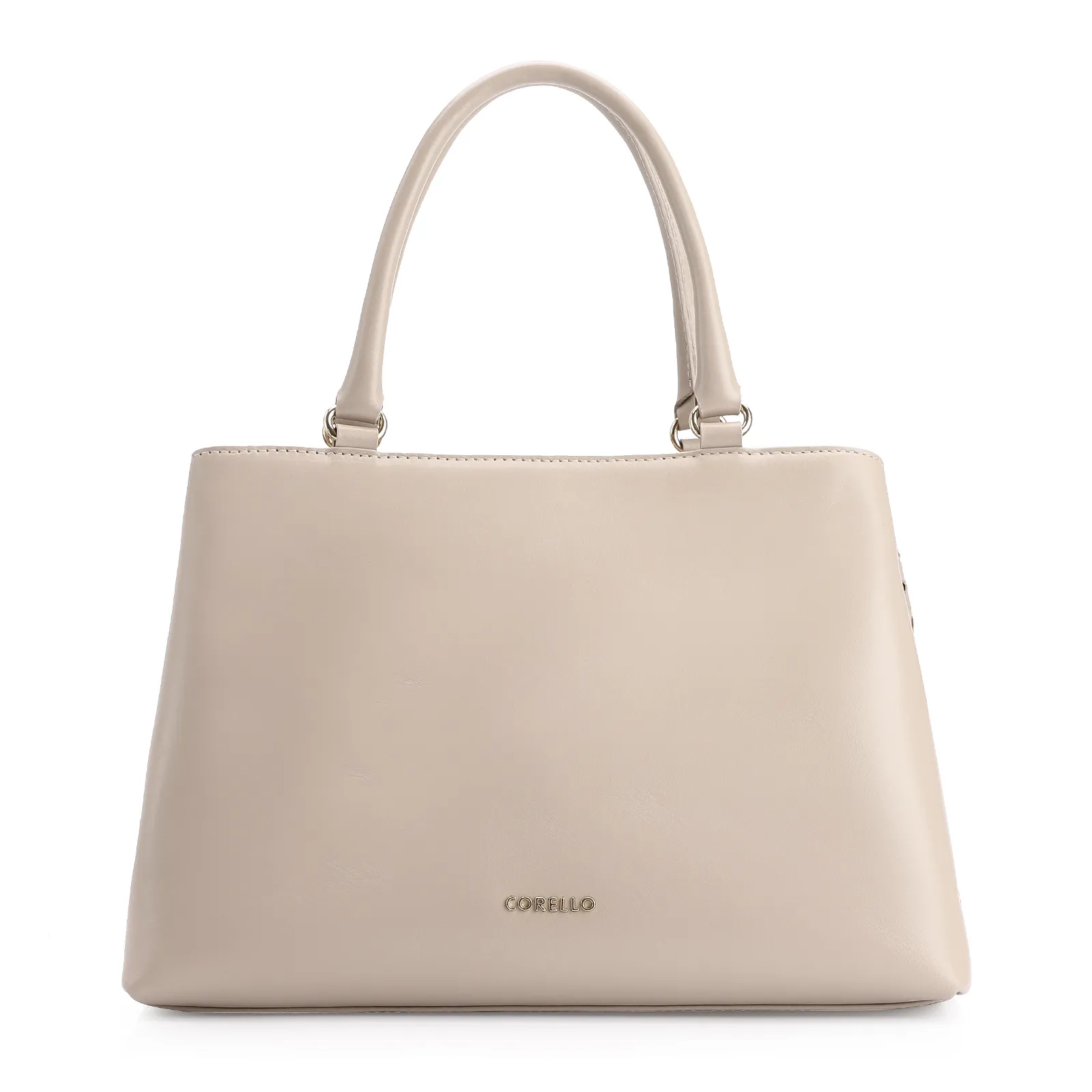 Bolsa Tote Tressê Couro Bege