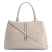 Bolsa Tote Tressê Couro Bege - imagem 1