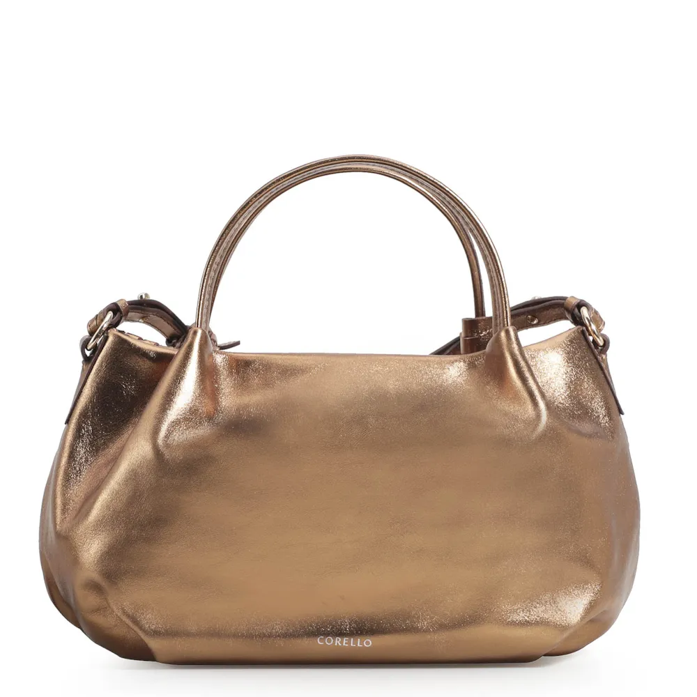 Bolsa Tote Tressê Couro Bronze - imagem 4