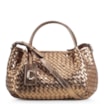 Bolsa Tote Tressê Couro Bronze - imagem 1