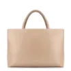 Bolsa Tote Tressê Couro Camurça/Couro Bege - imagem 3
