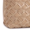 Bolsa Tote Tressê Couro Camurça/Couro Bege - imagem 8