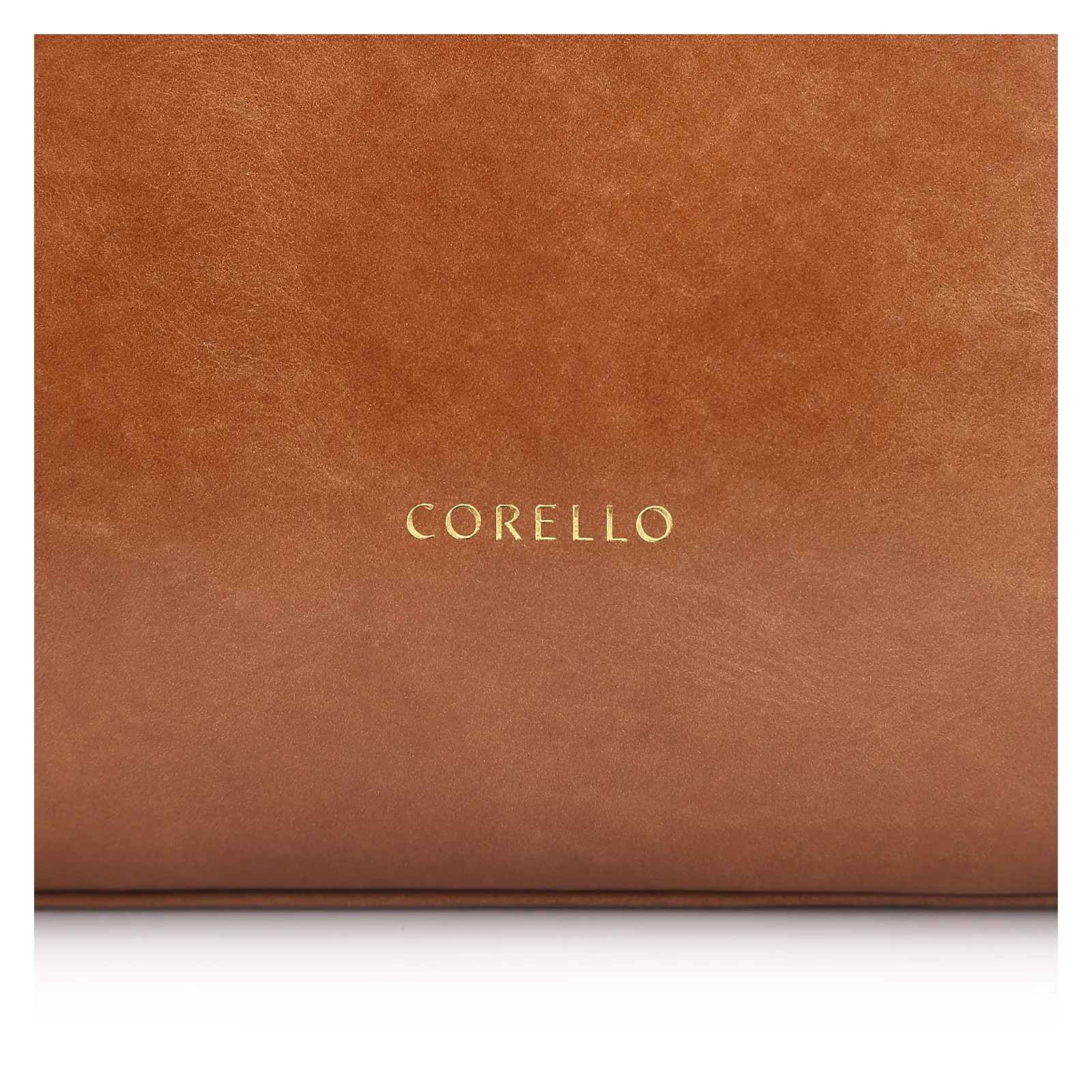 Bolsa Tote Tressê Couro Camurça/Couro Marrom Claro