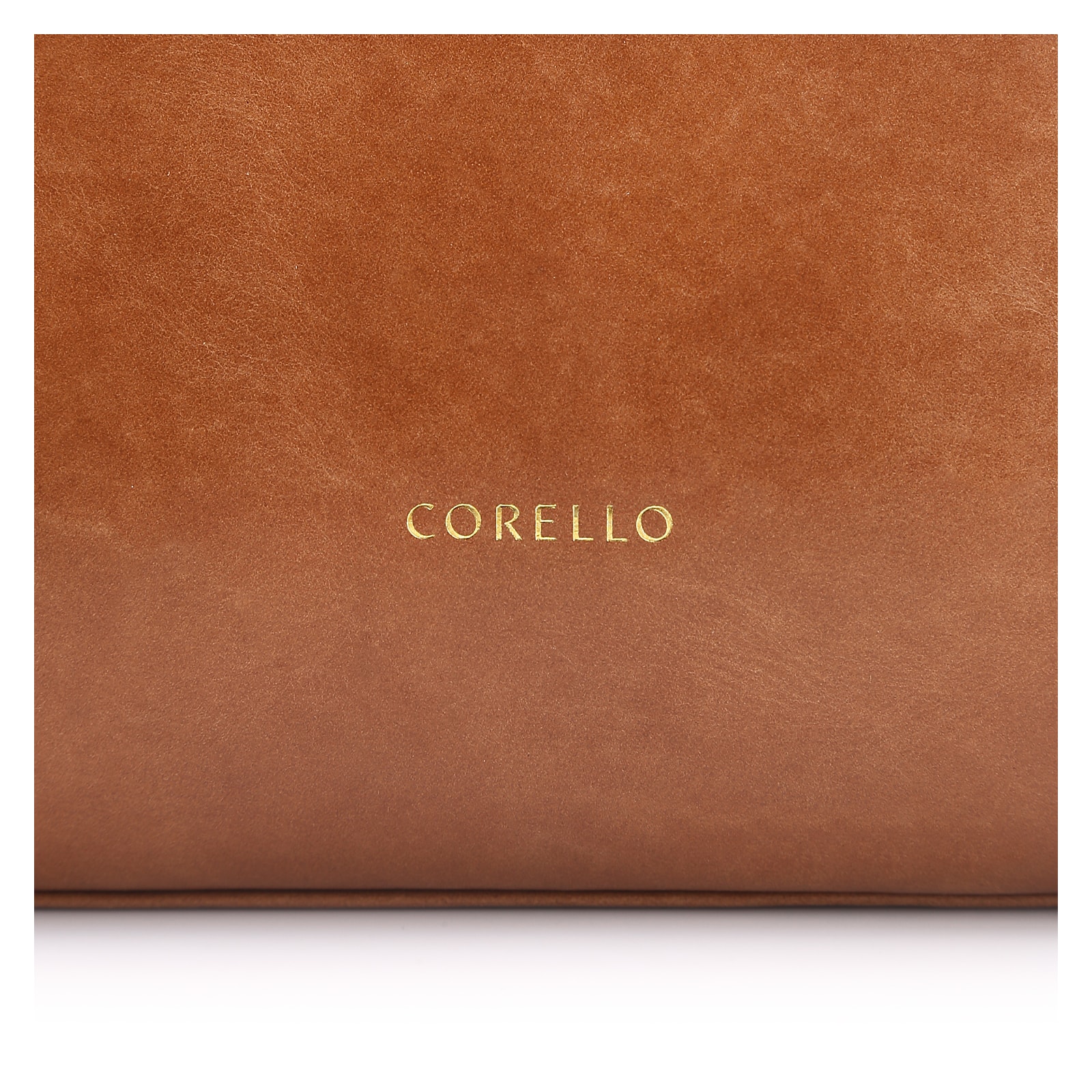Bolsa Tote Tressê Couro Camurça/Couro Marrom Claro