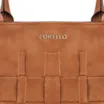 Bolsa Tote Tressê Couro Camurça/Couro Marrom Claro - imagem 7