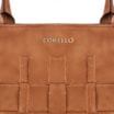 Bolsa Tote Tressê Couro Camurça/Couro Marrom Claro - imagem 7