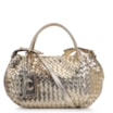 Bolsa Tote Tressê Couro Champagne - imagem 1