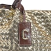 Bolsa Tote Tressê Couro Dourado - imagem 5