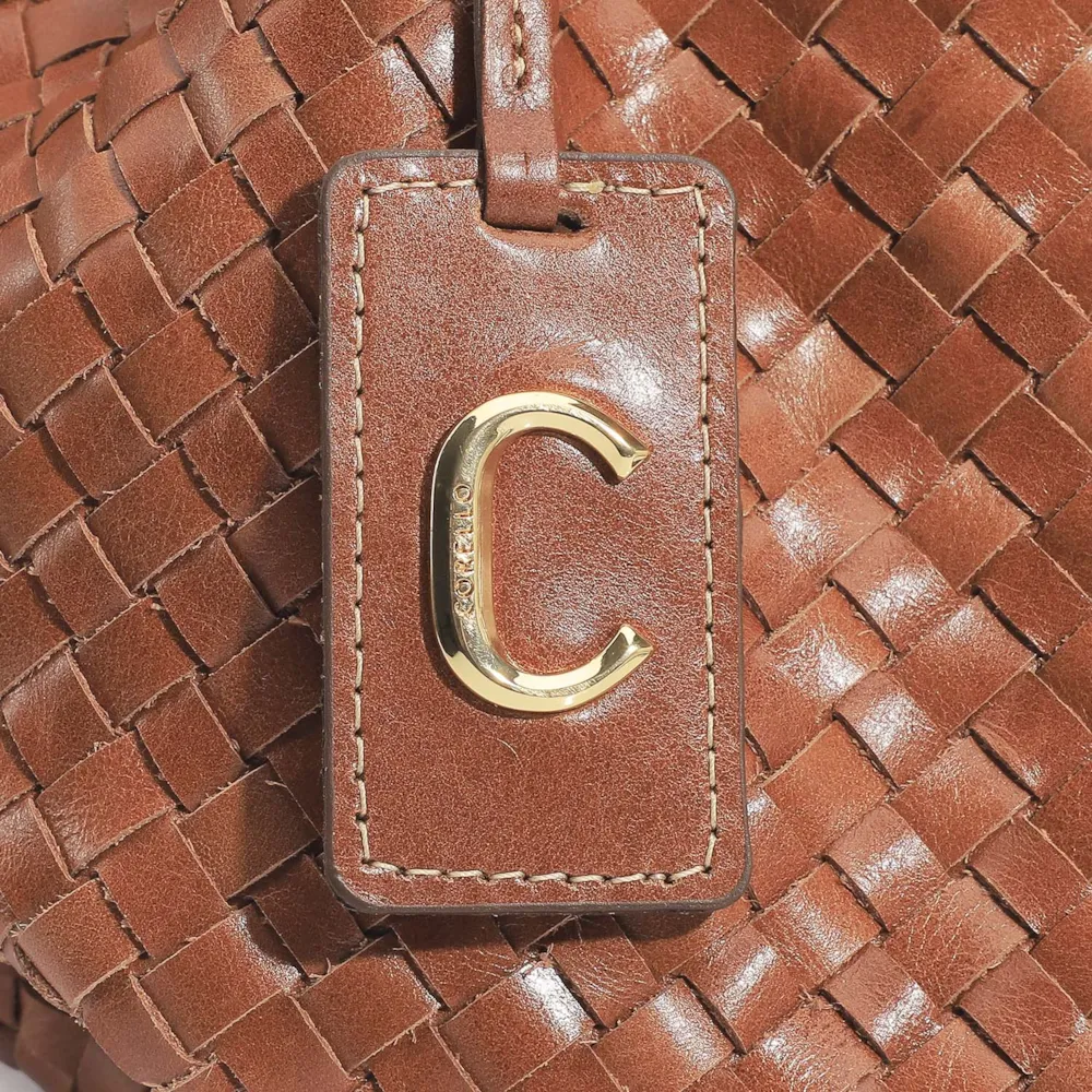 Bolsa Tote Tressê Couro Marrom - imagem 5