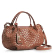 Bolsa Tote Tressê Couro Marrom - imagem 2
