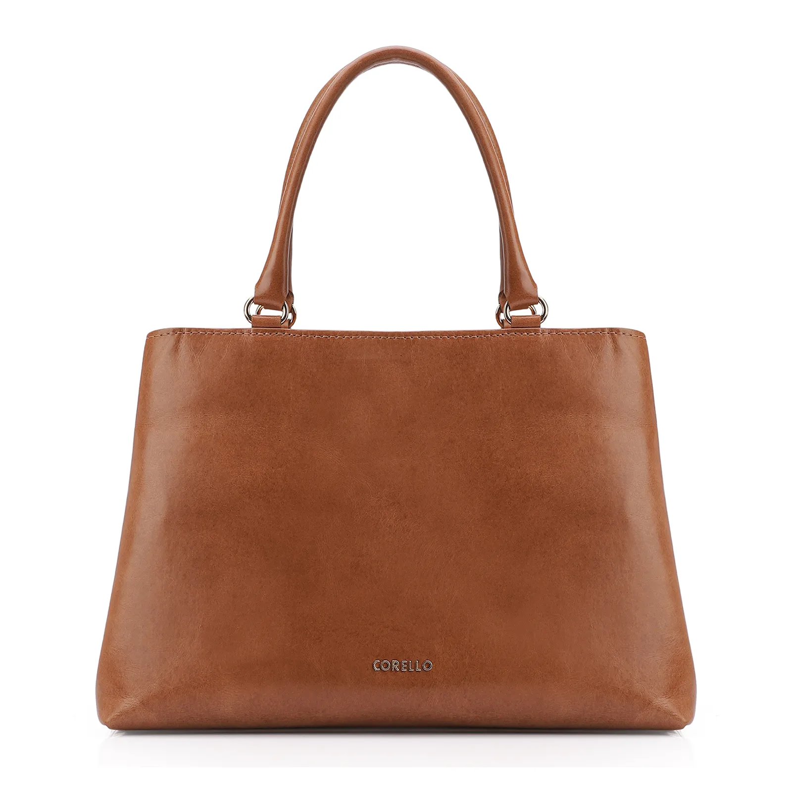 Bolsa Tote Tressê Couro Marrom