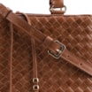 Bolsa Tote Tressê Couro Marrom - imagem 7