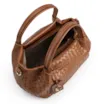 Bolsa Tote Tressê Couro Marrom - imagem 4