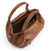 Bolsa Tote Tressê Couro Marrom - imagem 4