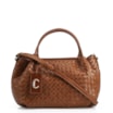 Bolsa Tote Tressê Couro Marrom - imagem 1