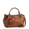Bolsa Tote Tressê Couro Marrom - imagem 2