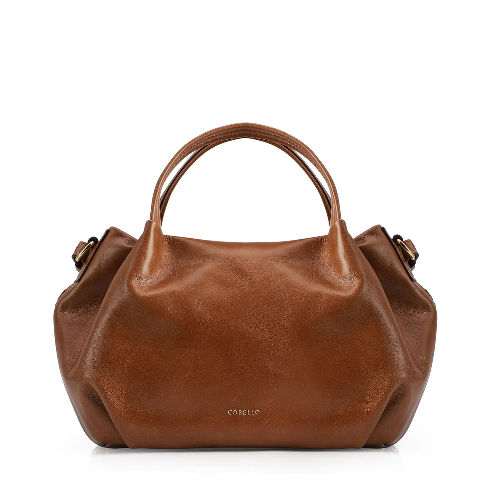 Bolsa Tote Tressê Couro Marrom