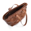 Bolsa Tote Tressê Couro Marrom - imagem 4
