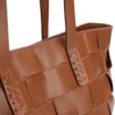 Bolsa Tote Tressê Couro Marrom - imagem 6