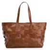 Bolsa Tote Tressê Couro Marrom - imagem 3