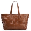Bolsa Tote Tressê Couro Marrom - imagem 3