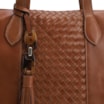 Bolsa Tote Tressê Couro Marrom - imagem 5