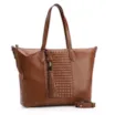 Bolsa Tote Tressê Couro Marrom - imagem 2