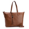 Bolsa Tote Tressê Couro Marrom - imagem 2